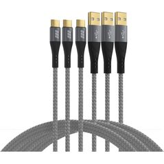 EFB Elektronik USB-AC-00008 kabel USB USB 2.0 2 m USB A USB C Czarny, Szary