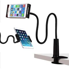 Uchwyt Aptel UCHWYT NA TELEFON TABLET od 3,5" do 10,5" elastyczny statyw czarny AP1U