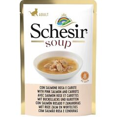 Schesir Soup Karma dla Kota Zupa Łosoś Marchew 85g