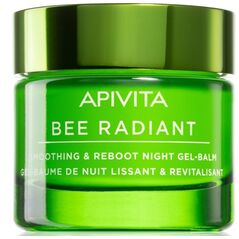 APIVITA_Bee Radiant Smoothing &amp| Reboot Night Gel?Balm lekki żel?balsam na noc o właściwościach wygładzających i rewitalizujących skórę 50ml