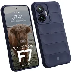 Pancerne etui Bizon Case Tur do Xiaomi POCO F7 granatowe
