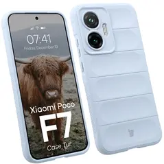 Pancerne etui Bizon Case Tur do Xiaomi POCO F7 jasnoniebieskie