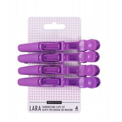 SISTER YOUNG_Lara Hairdressing Clips Set klipsy fryzierskie do włosów Violet 4szt
