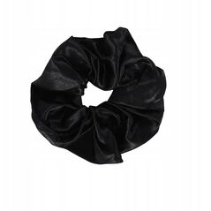 SISTER YOUNG_Lilu satynowa gumka do włosów scrunchie Black
