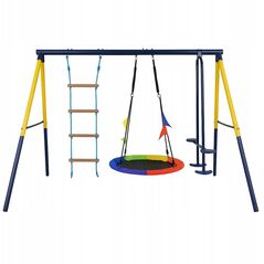 Black Forest Frame Swing, Nest Swing + Ladder + 263x185x185cm