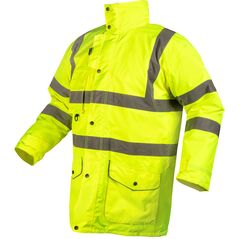 Kurtka robocza ostrzegawcza 5w1, ocieplana, żółta, rozmiar XL