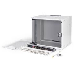 DIGITUS Netzwerk-Set 483 mm (19") - 9HE, 540x400 mm (BxT) we