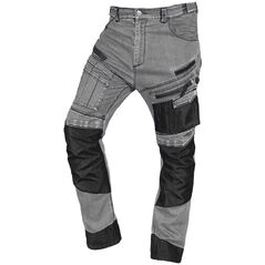 Spodnie robocze DENIM, wzmocnienia Oxford, szare, rozmiar XXL