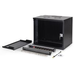 DIGITUS Netzwerk-Set 483 mm (19") - 9HE, 540x400 mm (BxT) sw