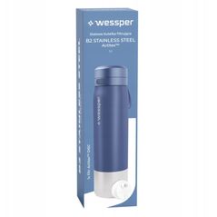 Butelka filtrująca Wessper B2 STAINLESS STEEL Actitex™ 1000ml Blue (WES276-1000-BL_K)