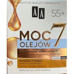 AA MOC 7 OLEJÓW Krem 55+ nawilżający 50ml