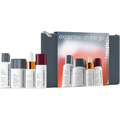 Expertise On The Go Set Dermalogica: Daily Glycolic, Cleansing, Cleansing Gel, For Face, 30 ml + Daily Microfoliant, Exfoliating, Exfoliating Powder, 13 g + Biolumin-C, Vitamin C, Brightening, Serum, For Face, 10 ml + Dynamic Skin, Retinol, Anti-Wrin