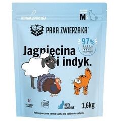 Paka Zwierzaka Jagnięcina z indykiem "M" 1,6kg