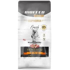 BIOFEED Euphoria Fresh Meat Adult Mini & Small Wieprzowina i Gęś 8kg