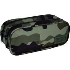 COOLPACK - CLEVER - SASZETKA PODWÓJNA - CAMO CLASSIC