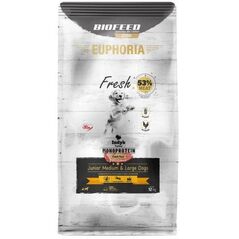 BIOFEED Euphoria Fresh Meat Junior Medium & Large Indyk Monoprotein 12kg