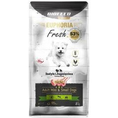BIOFEED Euphoria Fresh Meat Indyk/Jagnię Xs/S 2kg