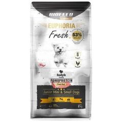 BIOFEED Euphoria Fresh Meat Junior Mini & Small Indyk Monoprotein 2kg