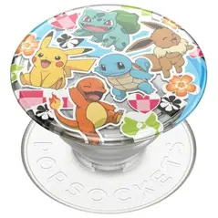 Uchwyt do telefonu POPSOCKETS 2 Pokemon Multi Transparent