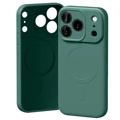 Etui Mercury Semi-Silicone MagSafe do iPhone 17 Pro zielony