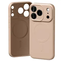 Etui Mercury Semi-Silicone MagSafe do iPhone 17 Pro różowo-piaskowy
