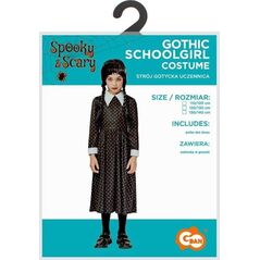 Strój gotycka uczennica 120/130cm EDUKAMP
