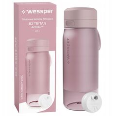 Butelka filtrująca Wessper B2 TRITAN Actitex™ 500ml Pink (WES273-500-PK_K)