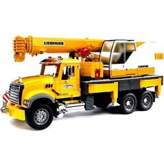 Bruder MACK Granite z dźwigiem Liebherr (02818)