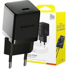Baseus Palm USB C Ladegerät 30W EU schwarz