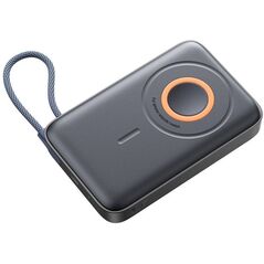 Powerbank Joyroom JR-PBM02 22,5W 10000mAh 3w1 indukcyjny magnetyczny kompatybilny z MagSafe z wbudowanym kablem - czarny