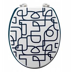 Deska sedesowa LABYRINTHE, MDF, 37,5 x 46 cm