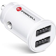 Ładowarka ForCell Mini CC-SJ02 2x USB-A 3.1 A  (5903396042133)
