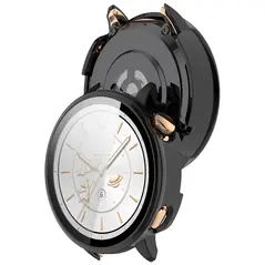 Etui ze szkłem do zegarka Bizon Case+Glass Watch do OnePlus Watch 3 43mm czarne