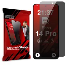 Matowe szkło prywatyzujące GrizzGlass SecretGlass do Oppo Reno14 Pro