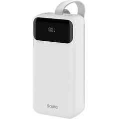 SAVIO BA-11 POWERBANK 30000 mAh, biały
