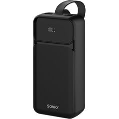 SAVIO BA-10 POWERBANK 30000 mAh, czarny