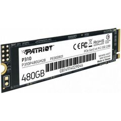 Patriot P310 480 GB PCIe 3.0 x4 NVMe 1.3 M.2 2280 (P310P480GM28) (PATRP310P480GM28) έως 12 άτοκες Δόσεις