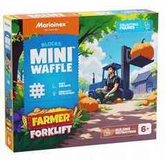 *****Klocki waffle Farmer wózek widłowy 50el 07511