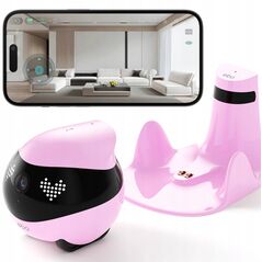 EnaBot - EBO AIR 2 - domowy, mobilny robot monitorujący (różowy)