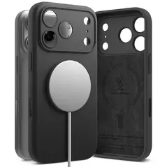 Etui Ringke Silicone Magnetic MagSafe do Apple iPhone 17 Pro Max Black