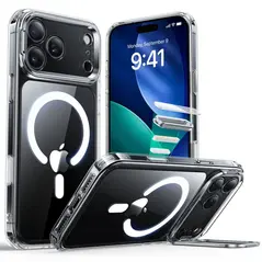 Etui ESR Classic Hybrid Kickstand MagSafe do Apple iPhone 17 Pro Max Clear