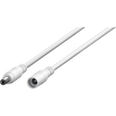 Kabel przedłużający DC, 1,5 m, biały - Długość kabla 1.5 m