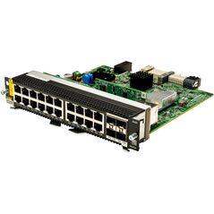 HPE Aruba Networking CX 5420 20p 10M/100M/1G Class4 PoE 4p SFP+ 1G/10G LRM Module - Switch - L3 - managed - 20 x 10/100/1000 (PoE Class 4) + 4 x 1 Gigabit / 10 Gigabit SFP+ - Luftstrom von vorne nach hinten - Plugin-Modul - PoE Class 4