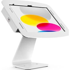 Stojak Compulocks Compulocks iPad 10.9" 10th Gen Space Enclosure Rotating Counter Stand - Aufstellung - fur Tablett - verriegelbar - hochwertiges Aluminium - weiss - Bildschirmgrosse: 27.7 cm (10.9") - Montageschnittstelle: 100 x 100 mm - Thekenbereich -