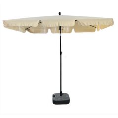 Fancy Garden Parasol ogrodowy FLOKS 235x200x125 łamany solidny składany beżowy