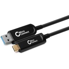 MicroConnect MC-USB3.2CA30OP, 30 μ, USB A, USB C, USB 3.2 Gen 2 (3.1 Gen 2), 10 Gbit/s, Μαύρο
