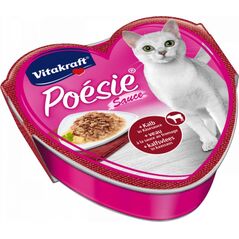Vitakraft Kot 85g Tacka Poesie cielęcina ser sos 15g