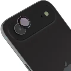 Szkło na aparat z aplikatorem Bizon Glass Snap Lens do Apple iPhone 17 Air czarna ramka