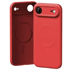 Etui Mercury Semi-Silicone MagSafe do iPhone 17 Air czerwony
