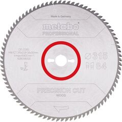 Metabo METABO PIŁA TARCZOWA HW/CT 315x30x84z    PRECISION CUT WOOD PROFESSIONAL
